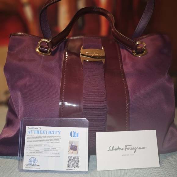Salvatore Ferragamo Plum Women's Bag - Picture 8 of 8